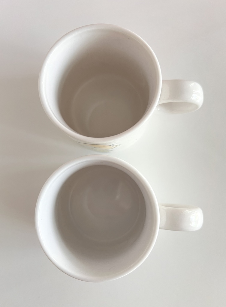 Duo de tasses Charlie Brown et Snoopy