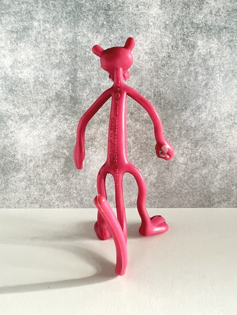 Figurine flexible La panthère rose - Teisseire 1983