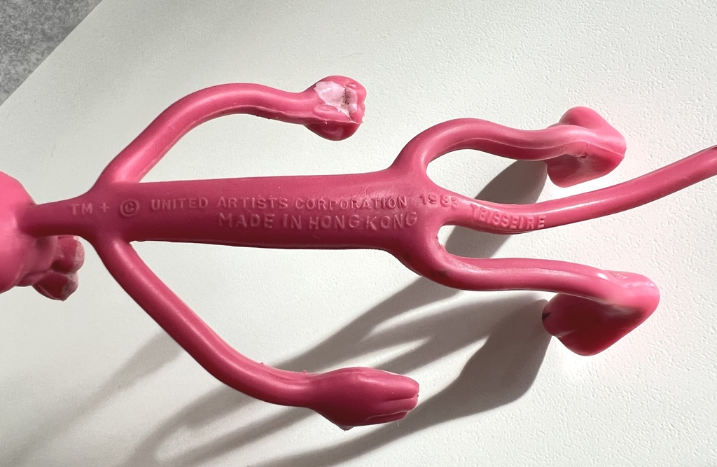 Figurine flexible La panthère rose - Teisseire 1983