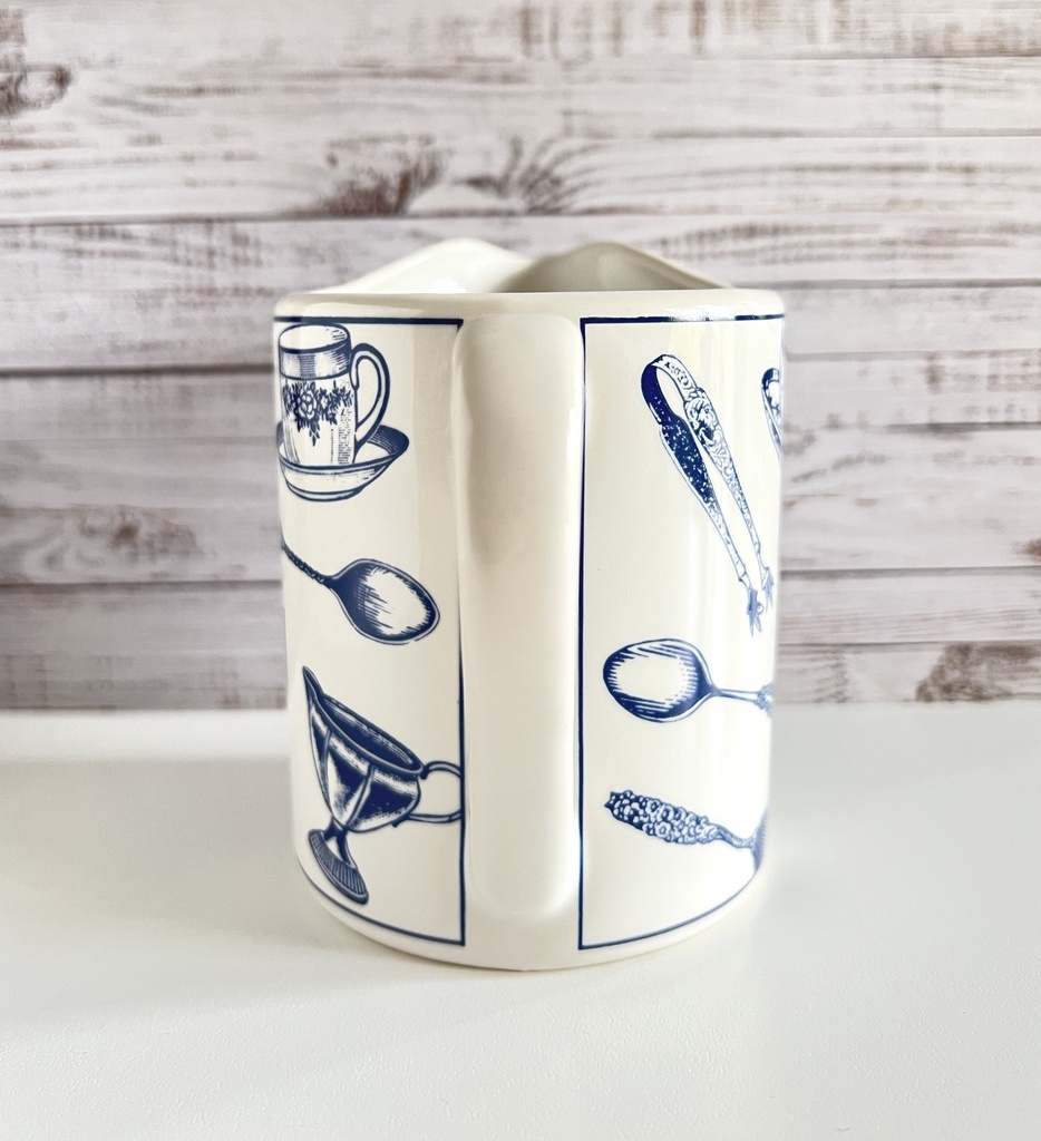 Pot à lait Fitz & Floyd Habitat Americana Colony Blue