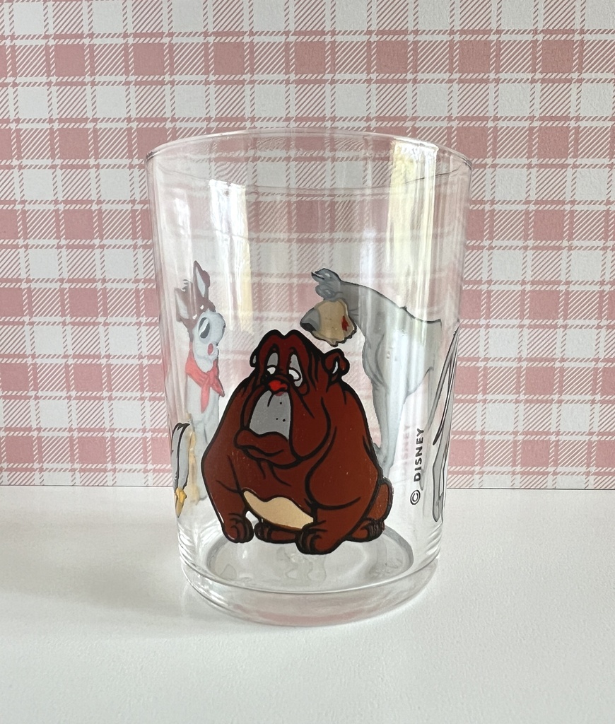 Petit verre à eau Oliver et compagnie - Disney