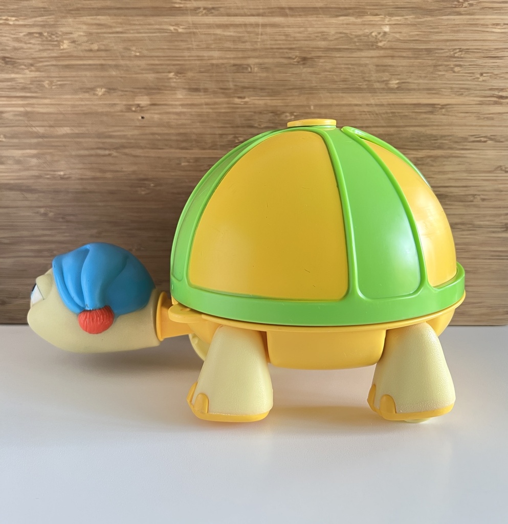 Luxi-Tortue et sa figurine Sauterelle Les Luxioles