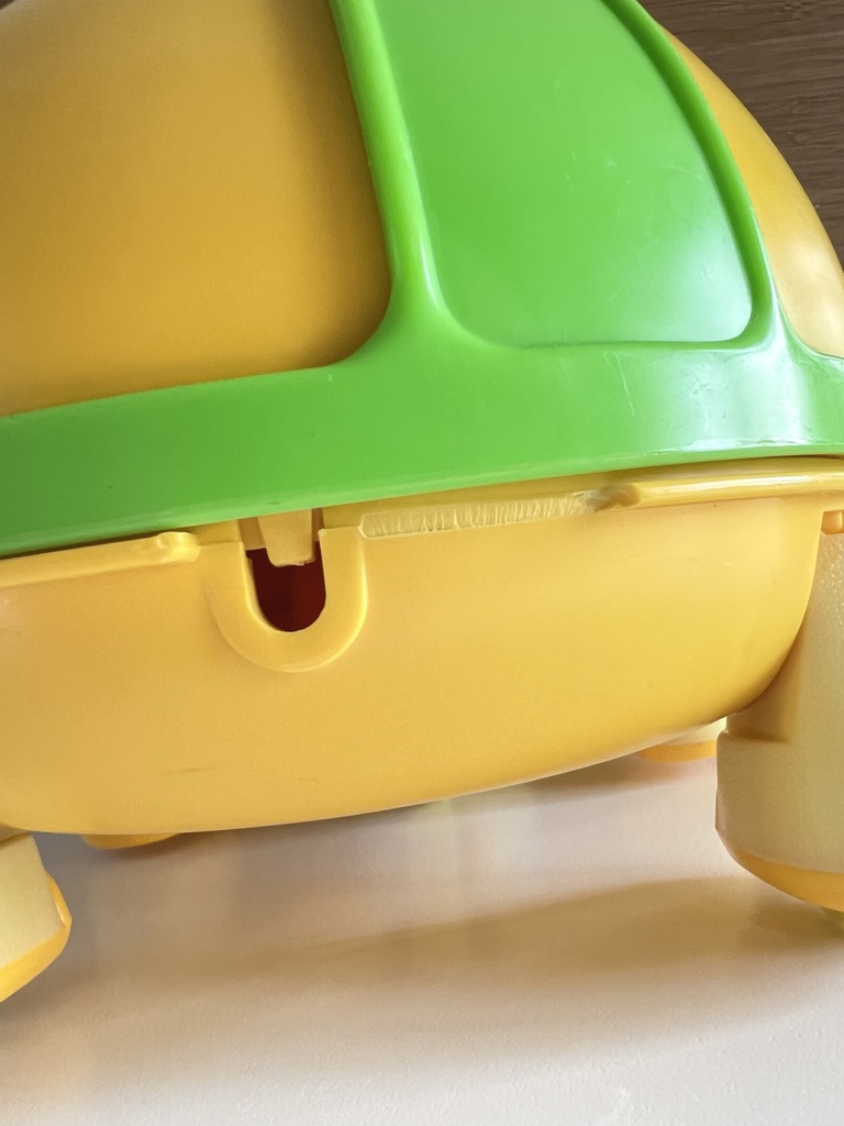 Luxi-Tortue et sa figurine Sauterelle Les Luxioles