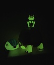 Luxi-Tortue et sa figurine Sauterelle Les Luxioles