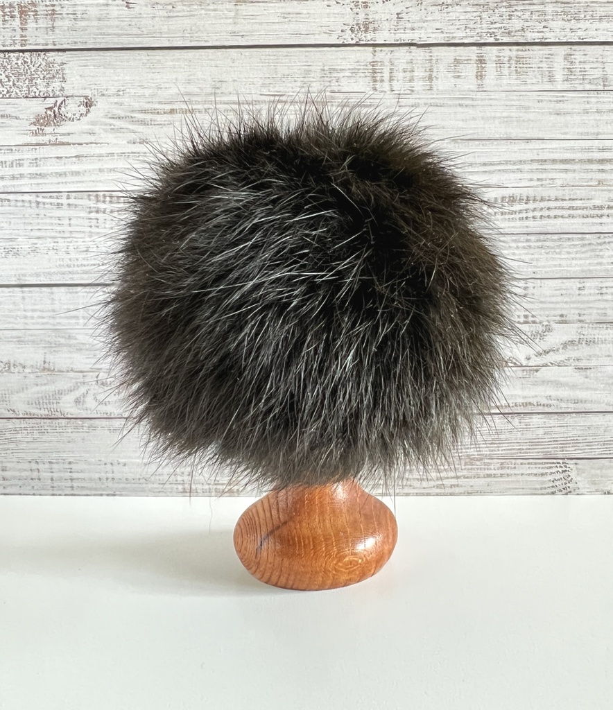 Casse-noix tête en bois avec cheveux