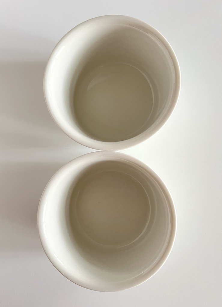 Lot de 4 ramequins à soufflé décor de prunes Villeroy & Boch