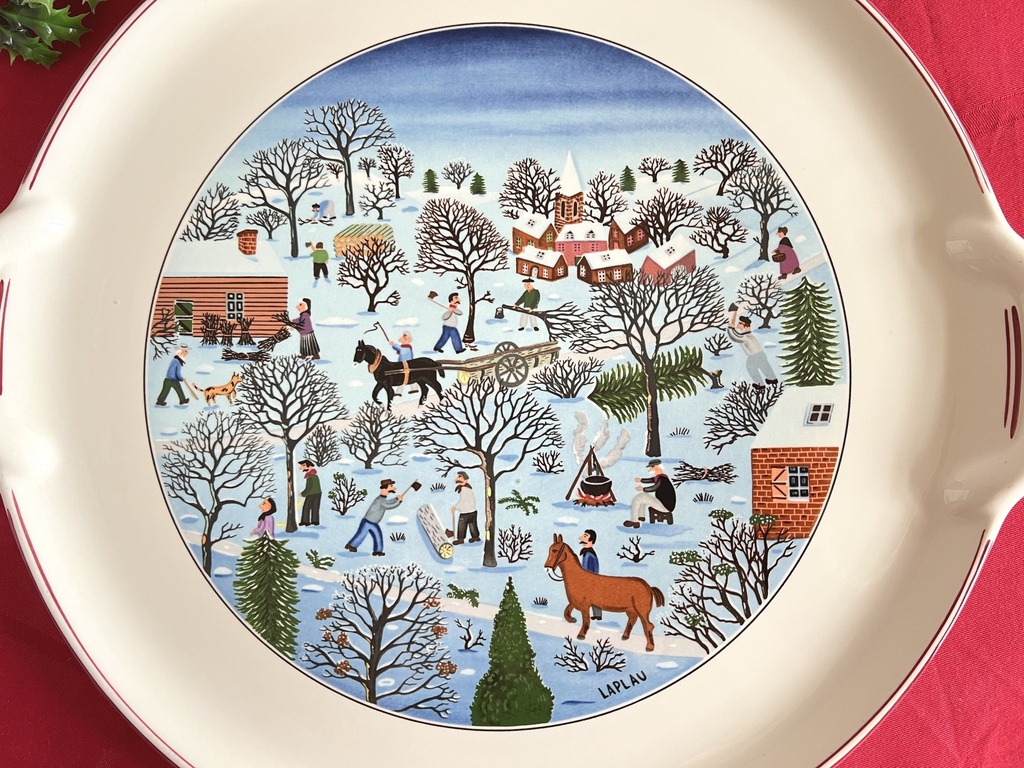 Plat à anses Villeroy & Boch Naif Christmas