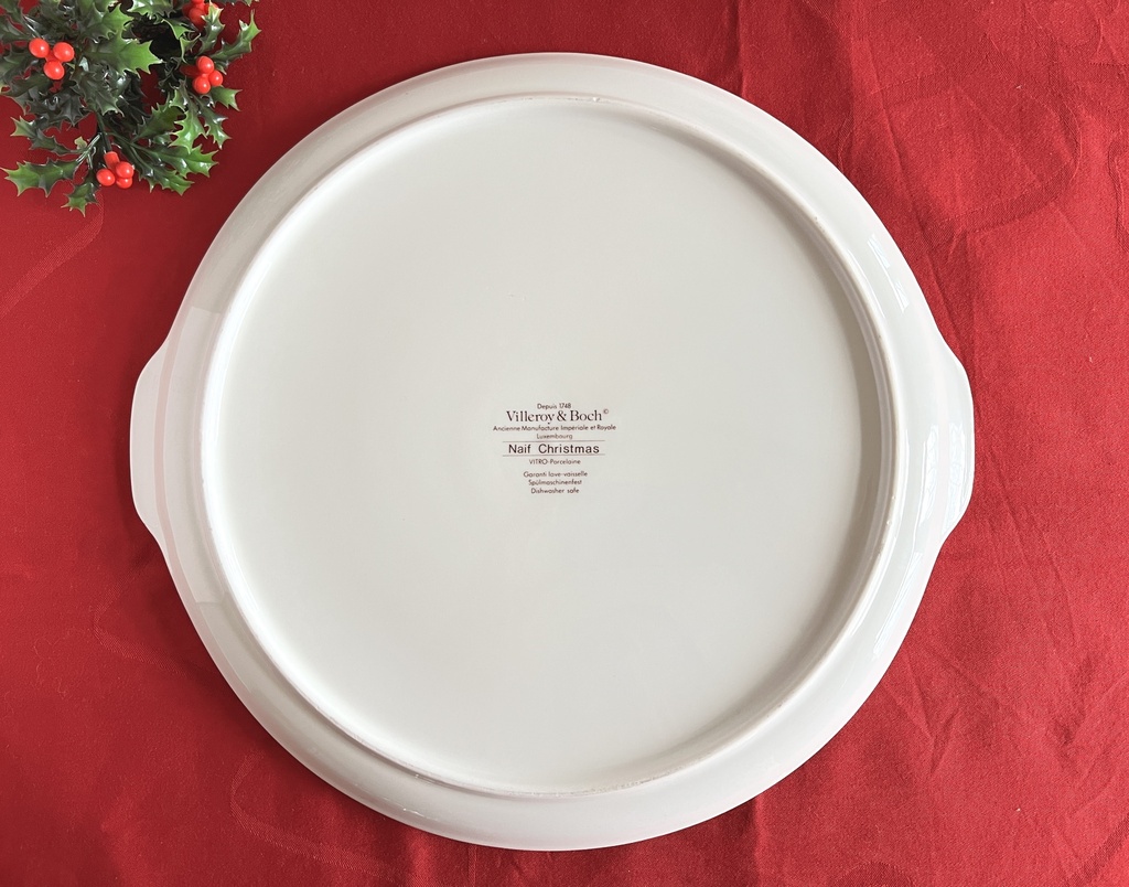 Plat à anses Villeroy & Boch Naif Christmas