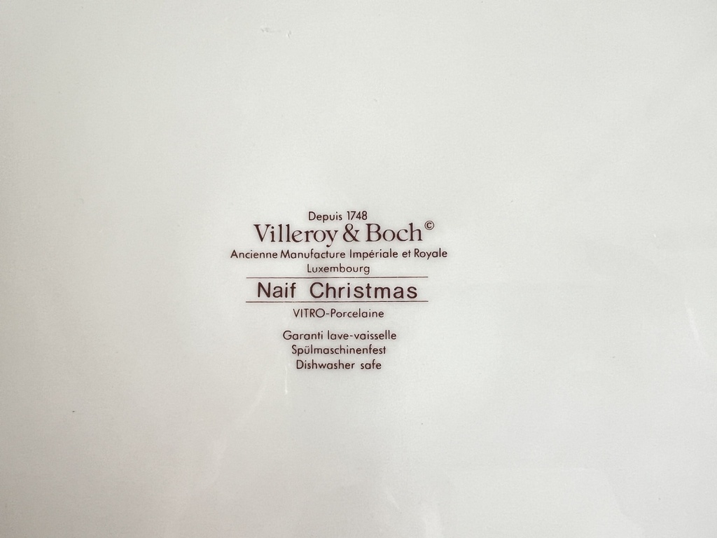 Plat à anses Villeroy & Boch Naif Christmas