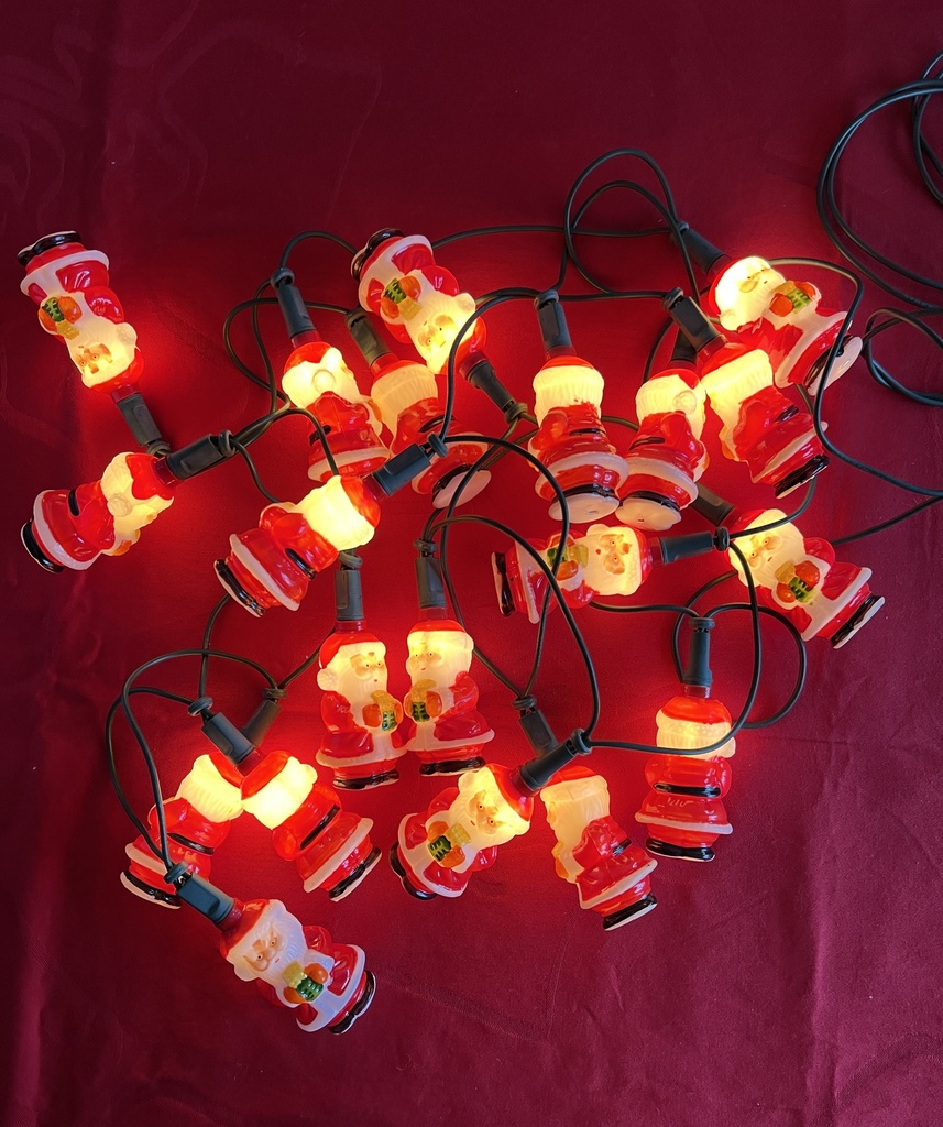 Guirlande lumineuse avec Père Noël