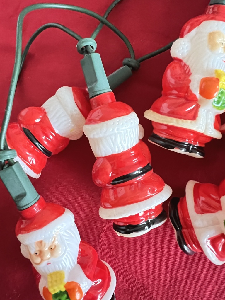 Guirlande lumineuse avec Père Noël