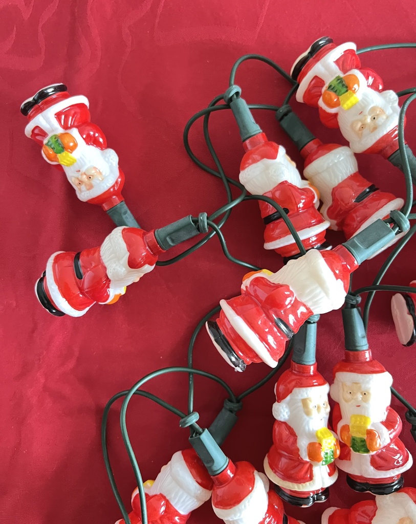 Guirlande lumineuse avec Père Noël