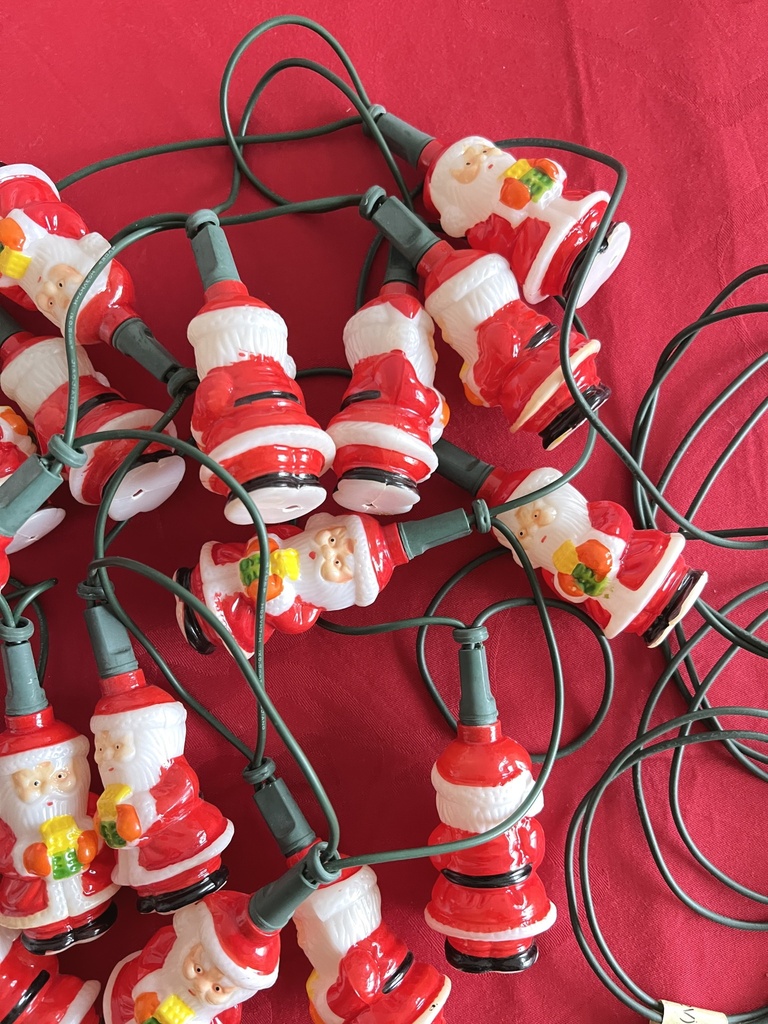 Guirlande lumineuse avec Père Noël