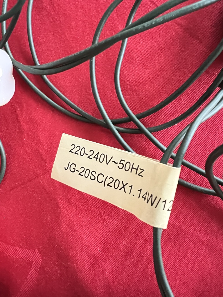 Guirlande lumineuse avec Père Noël