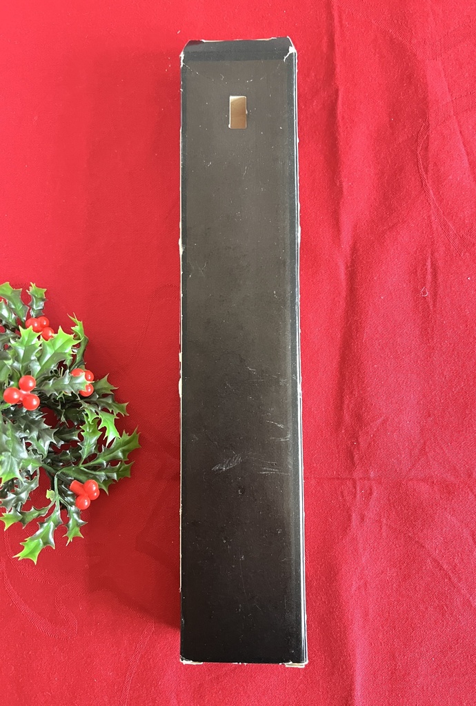 Boîte de 2 bougies chandelles blanches à étoiles bleu-vert Spaas