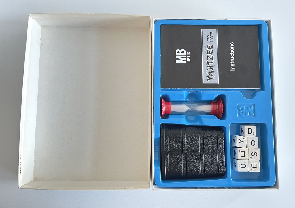 Jeu Yahtzee des mots - MB 1979