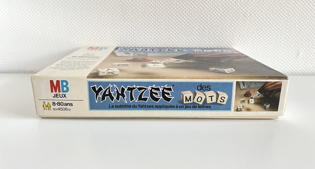Jeu Yahtzee des mots - MB 1979
