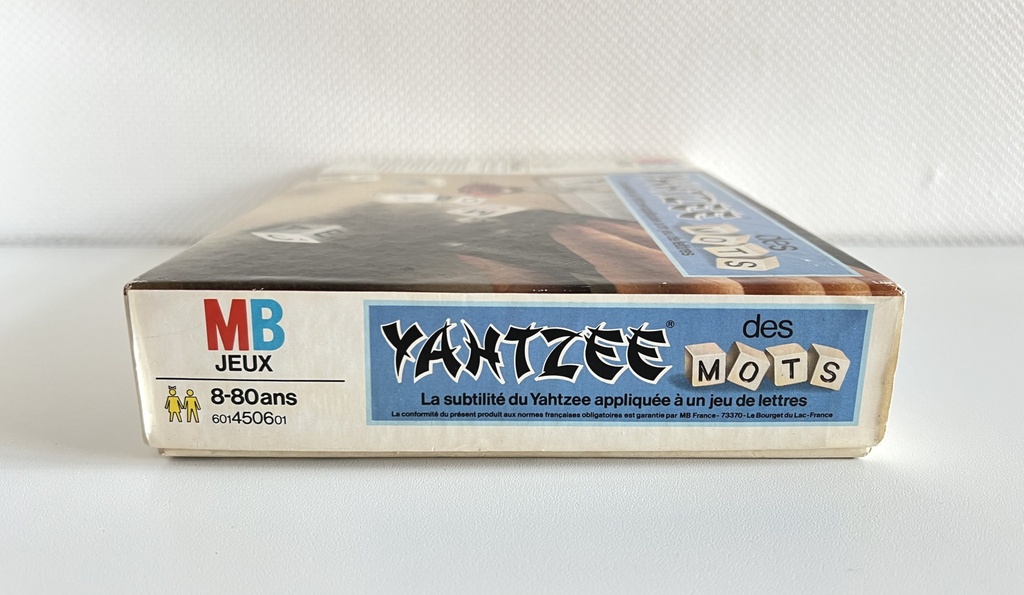 Jeu Yahtzee des mots - MB 1979