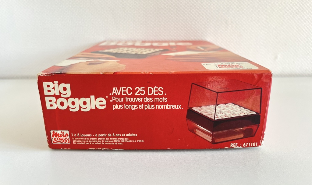 Jeu de société Big Boggle - Miro 1980