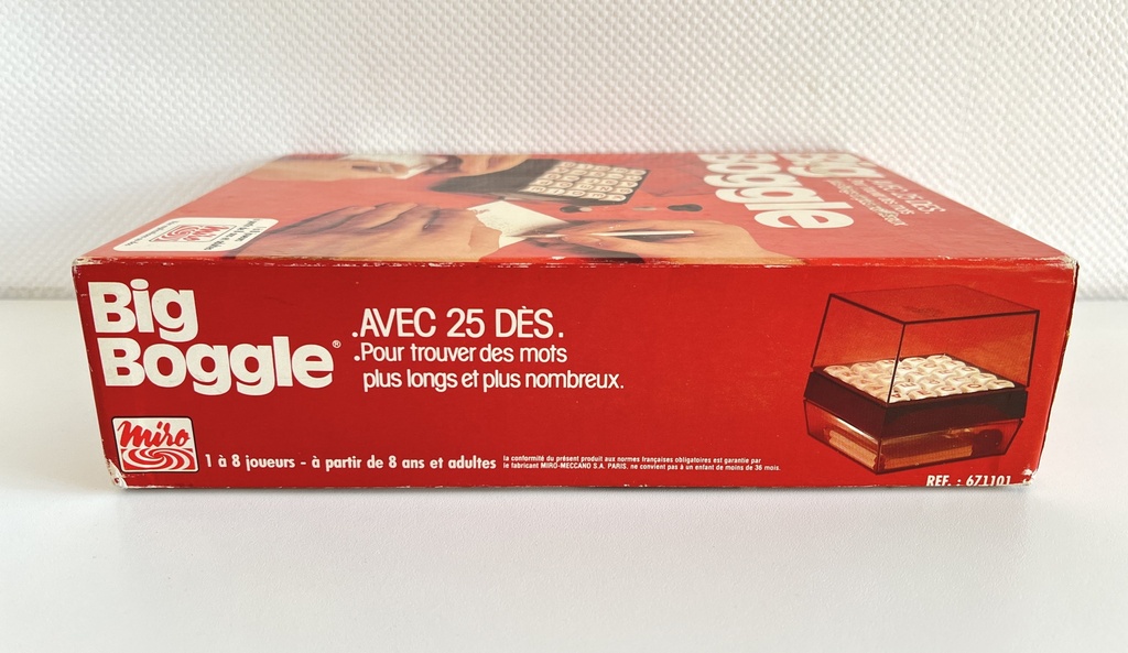 Jeu de société Big Boggle - Miro 1980