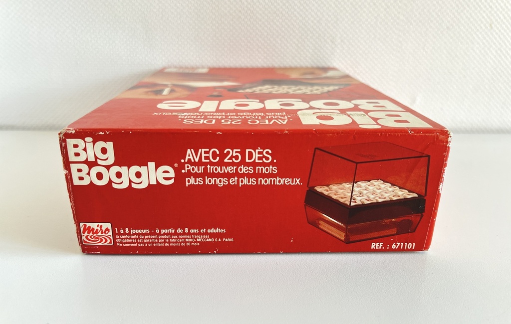 Jeu de société Big Boggle - Miro 1980