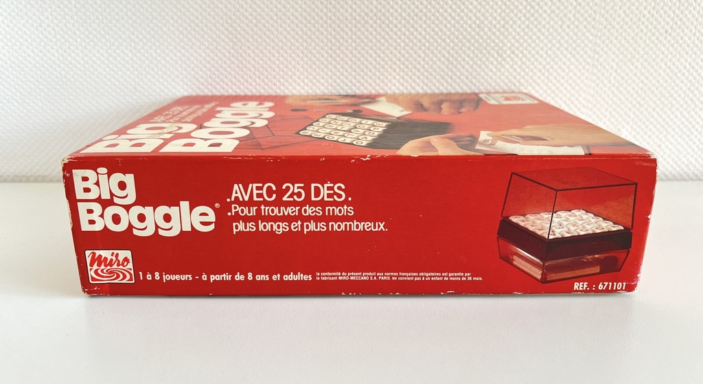 Jeu de société Big Boggle - Miro 1980