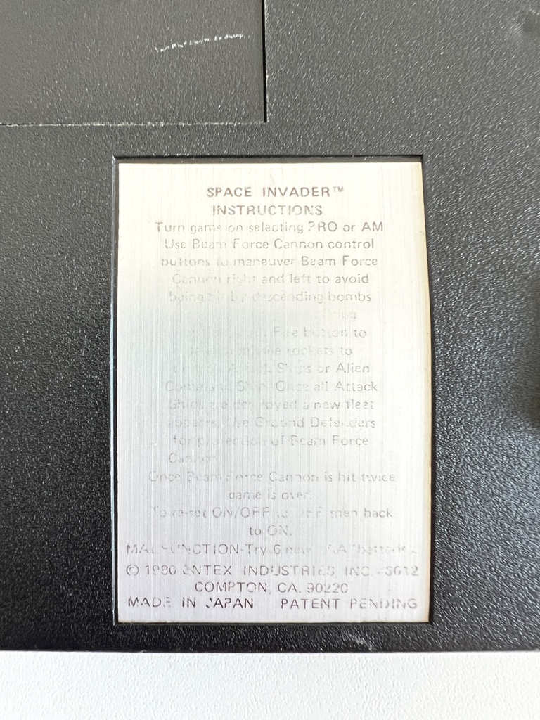 Jeu électronique Space Invader - 1980