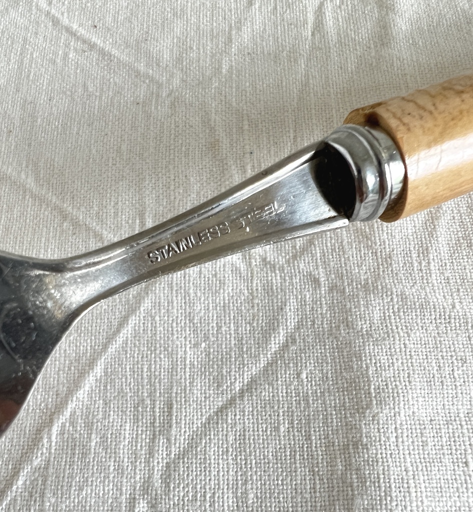 Boîte de 12 fourchettes avec manche en bambou