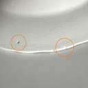 Lot de 2 assiettes creuses Boch Minerva vert