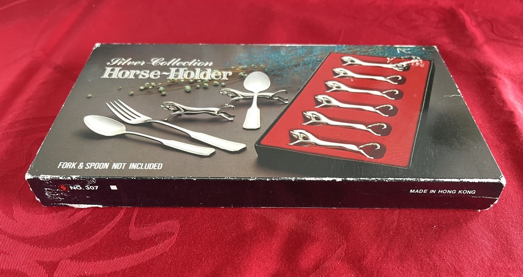 Boîte de 6 repose-couverts / porte-couteaux Cheval