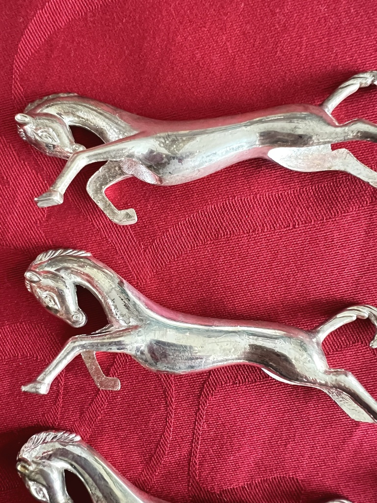 Boîte de 6 repose-couverts / porte-couteaux Cheval