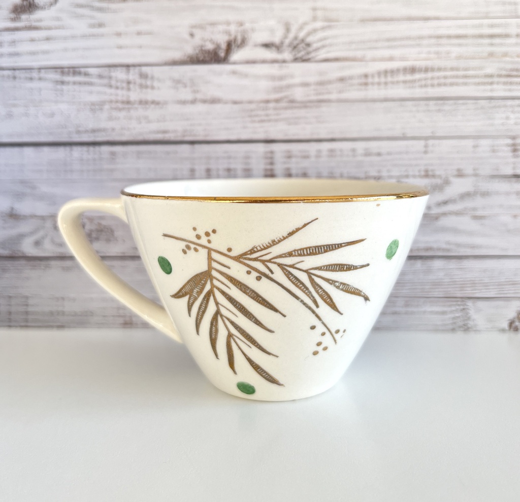Lot de 2 tasses Boch Brigitte (Palme)