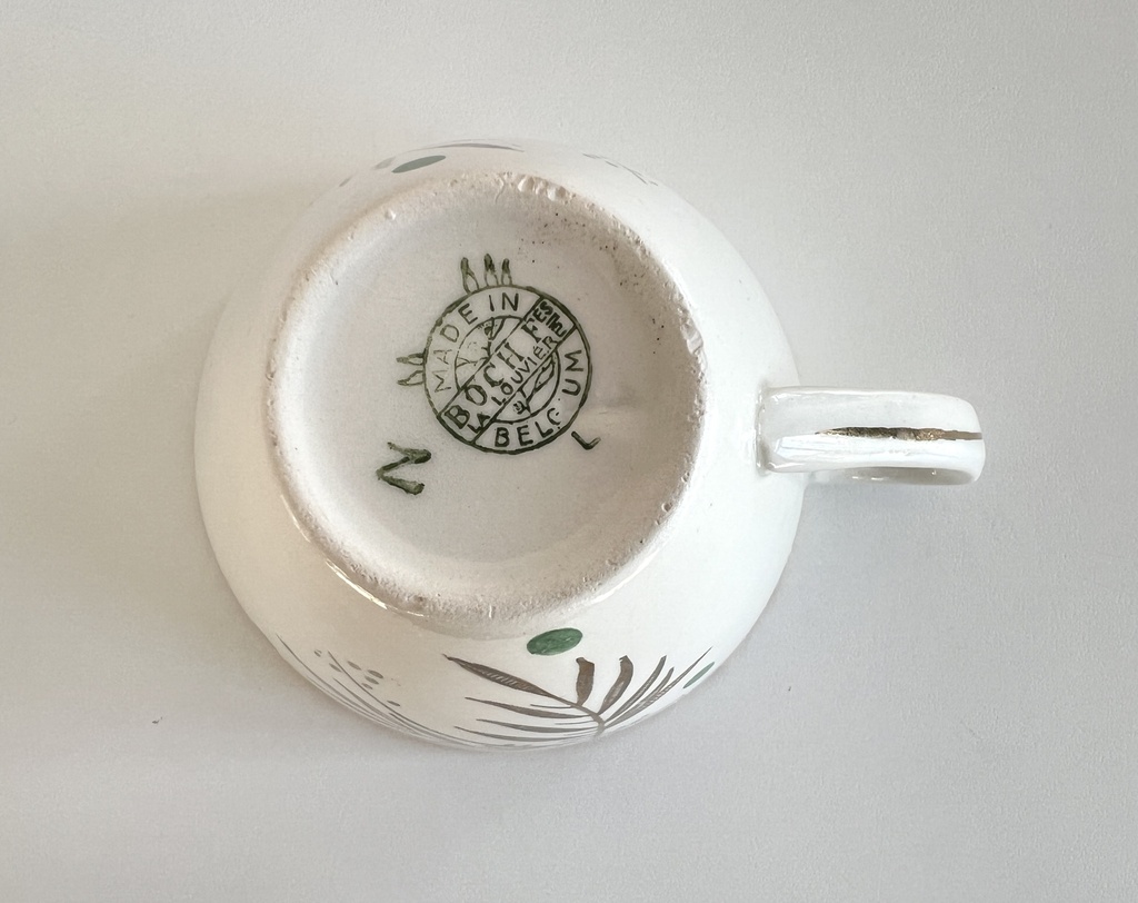 Lot de 2 tasses Boch Brigitte (Palme)