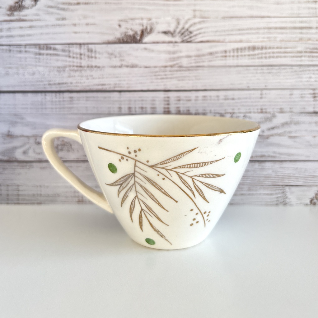 Lot de 2 tasses Boch Brigitte (Palme)