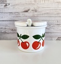 Pot à confiture Waechtersbach décoré de cerises