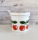 Pot à confiture Waechtersbach décoré de cerises