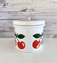 Pot à confiture Waechtersbach décoré de cerises