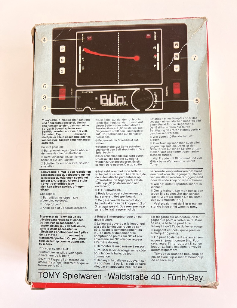 Jeu électronique Blip-o-mat