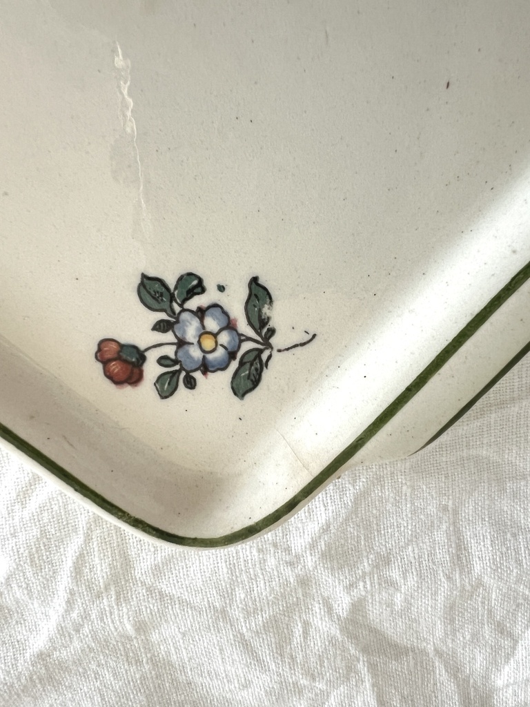 Petit plat rectangulaire à anses Villeroy & Boch Alt Strasbourg