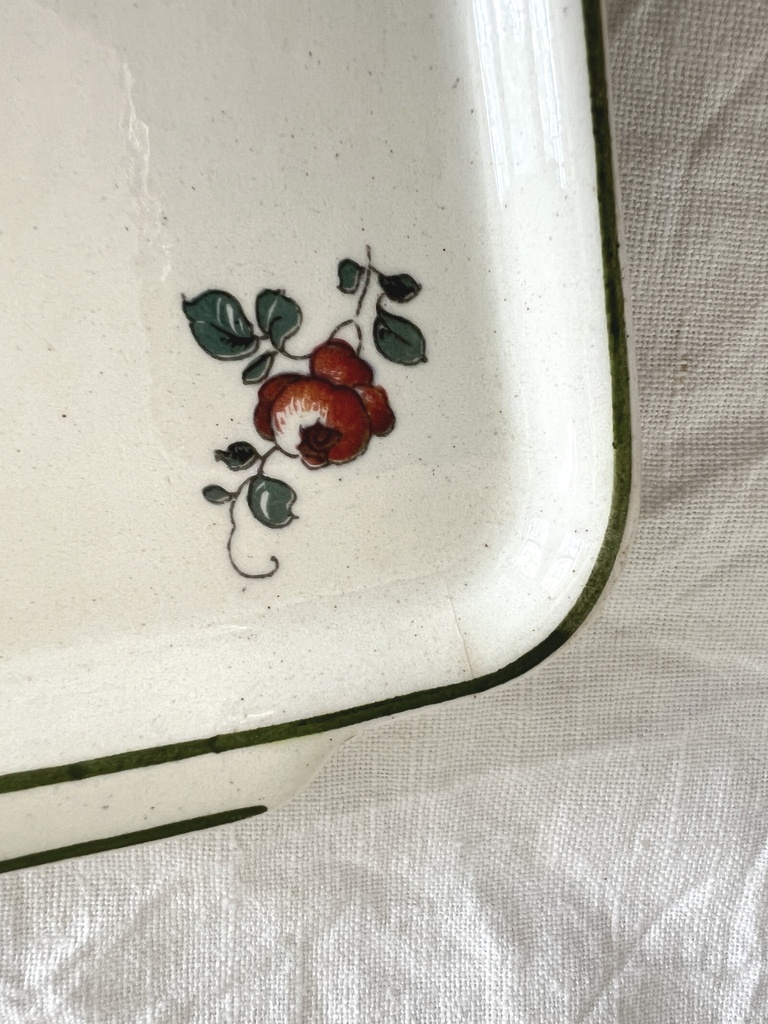 Petit plat rectangulaire à anses Villeroy & Boch Alt Strasbourg