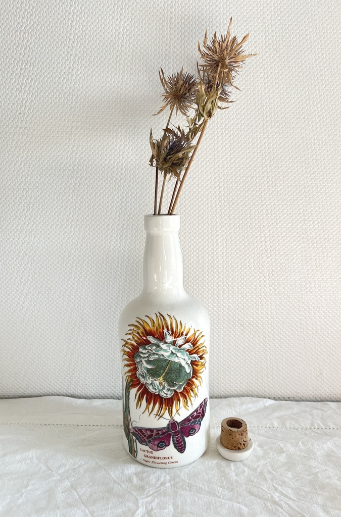 Bouteille décor botanique Portmeirion