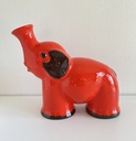 Tirelire éléphant rouge Waechtersbach