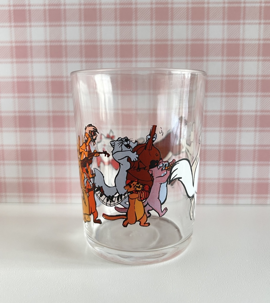 Petit verre à eau Les Aristochats - Disney