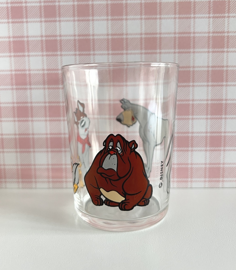 Petit verre à eau Oliver et compagnie - Disney