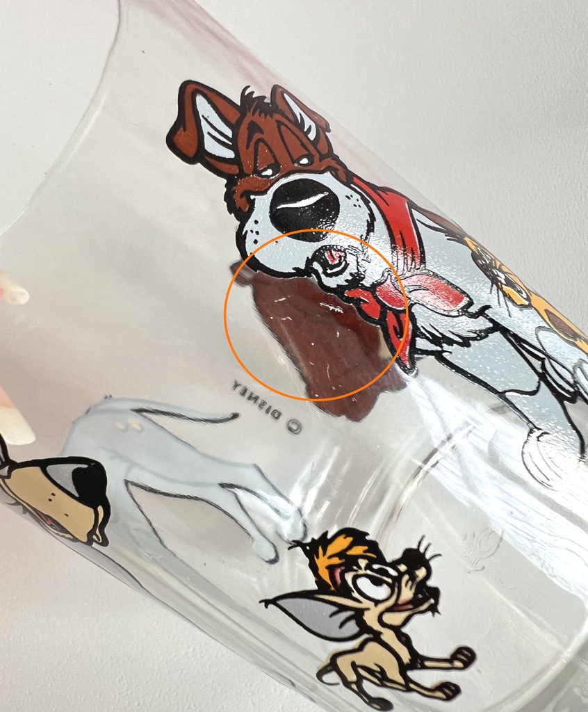 Petit verre à eau Oliver et compagnie - Disney