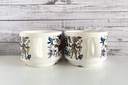 Lot de 2 tasses et sous-tasses Villeroy & Boch Troubadour