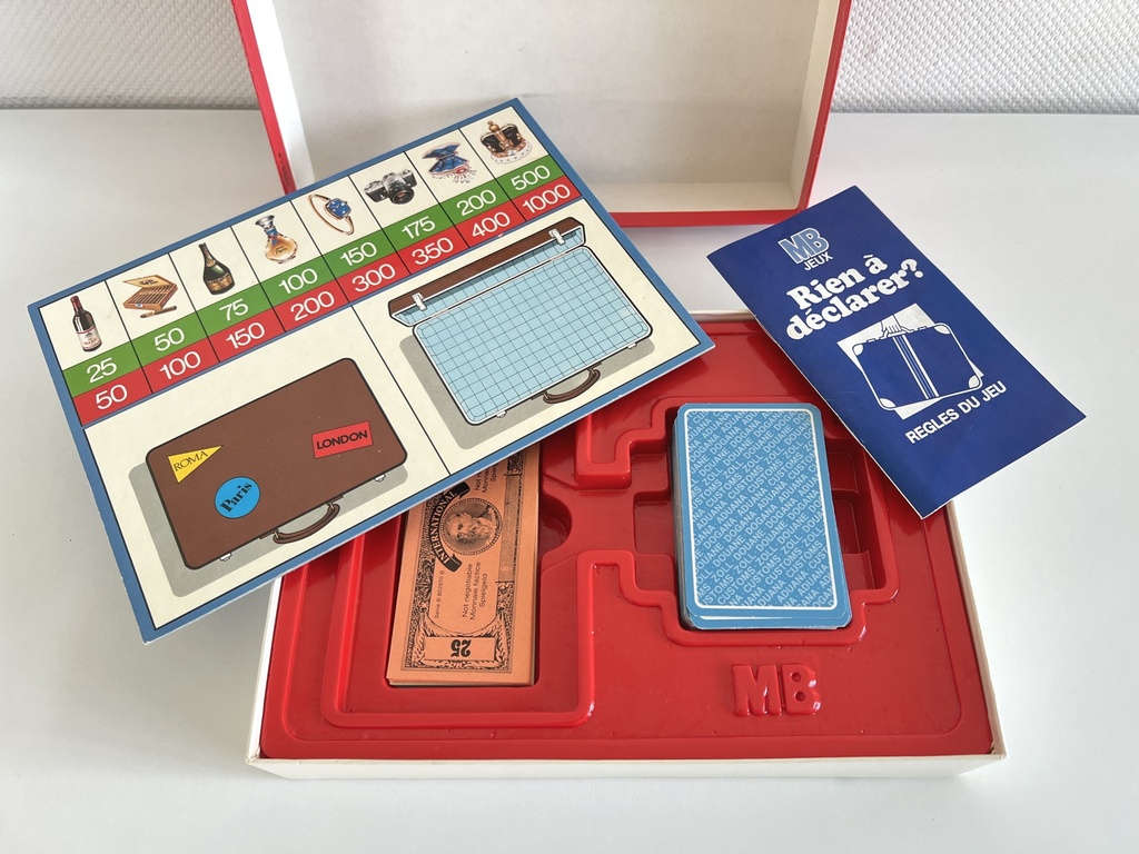 Jeu de société Rien à déclarer ? - MB 1981