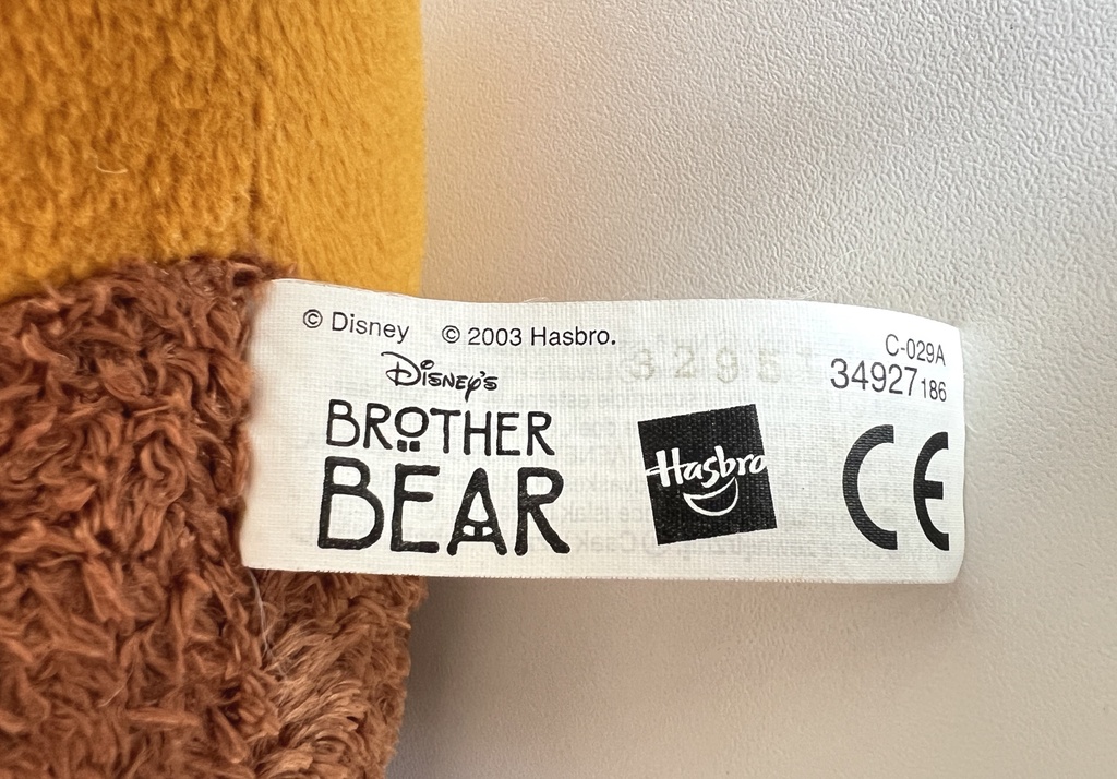 Peluche transformable Kenai - Frère des Ours Disney