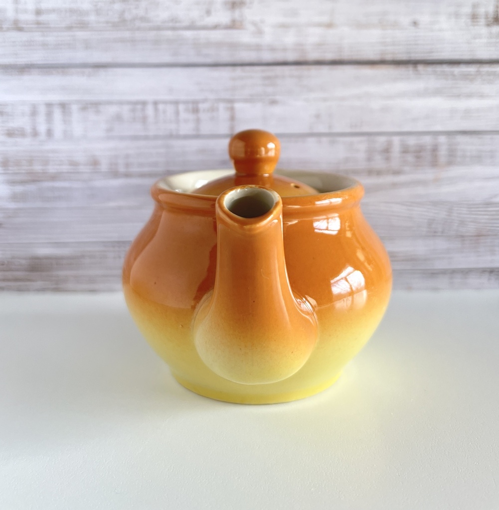 Petite théière dégradé de couleurs (orange-jaune) Petrus Regout
