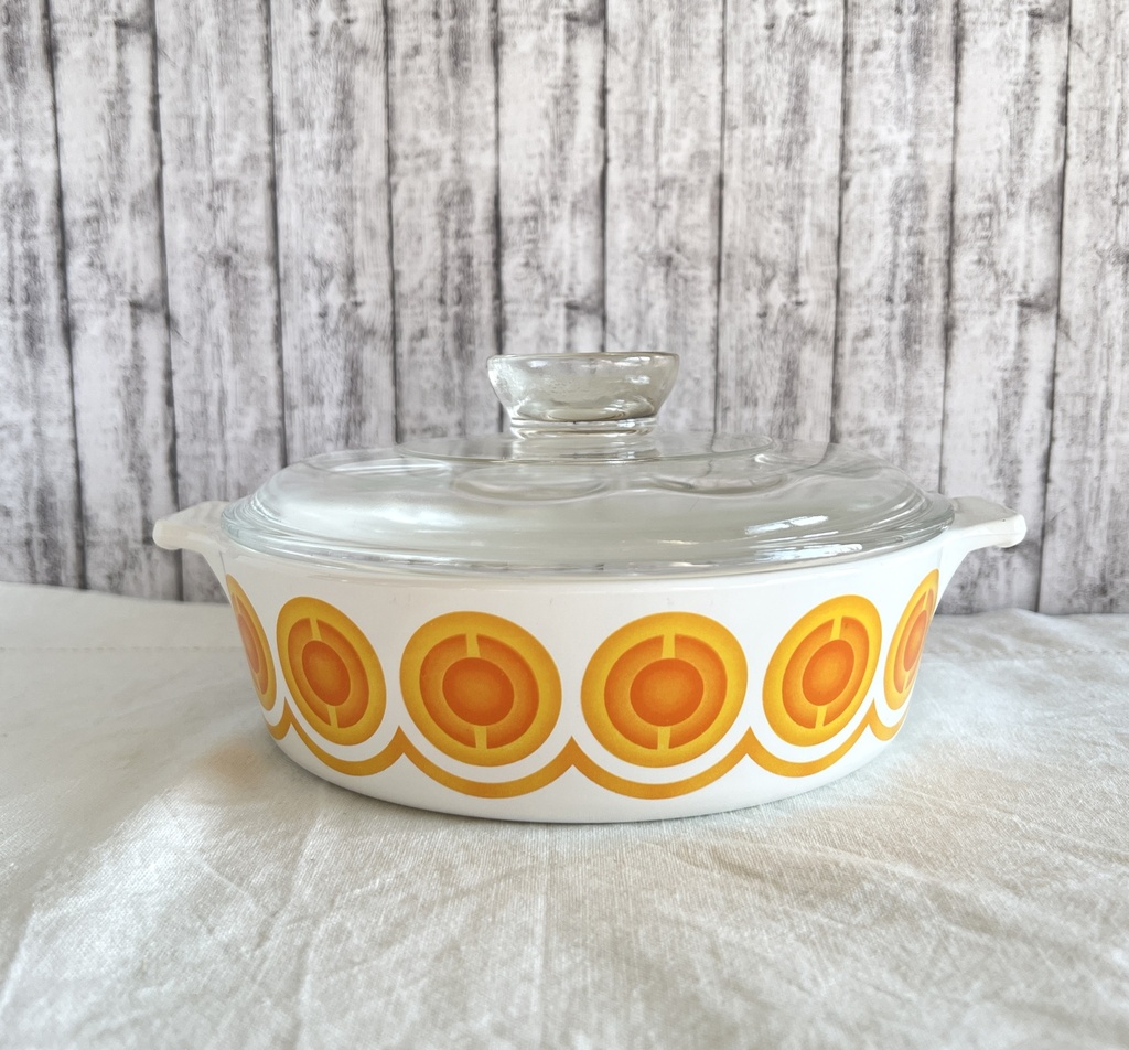 Plat pour four avec couvercle Pyroflam Space Age Orange